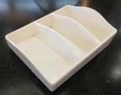 Khay nhựa trắng trà café CK1151WH