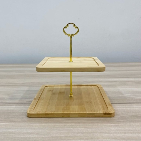 Khay trưng bày bánh 2 tầng vuông ELEC HORECA280V