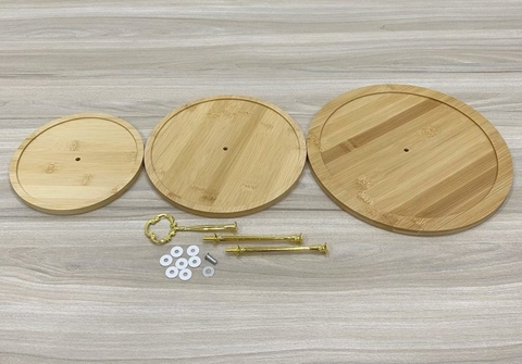 Khay trưng bày bánh 3 tầng tròn ELEC HORECA281