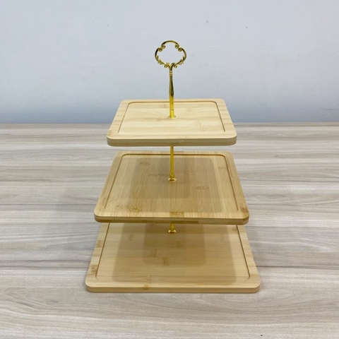 Khay trưng bày bánh 3 tầng vuông ELEC HORECA281V