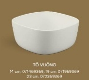 Tô vuông 19 cm Minh Long - VUÔNG LYS