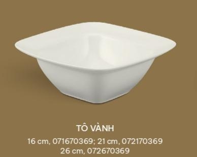 Tô vành 21 cm Minh Long - VUÔNG LYS
