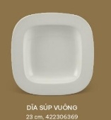 Dĩa vuông sâu 28 cm Minh Long - VUÔNG LYS