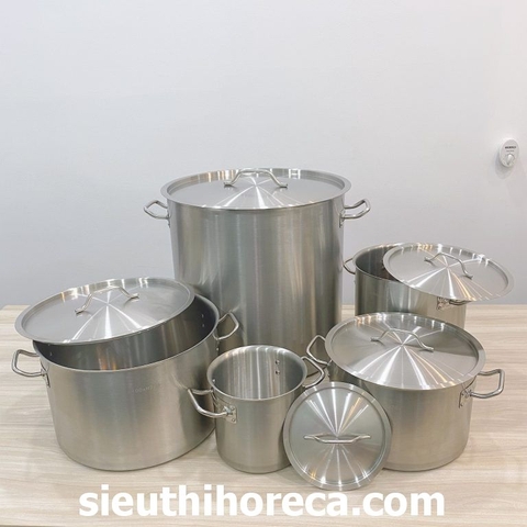 Nồi 2 quai inox ( 2 đáy ) 101104 (φ300×H300)
