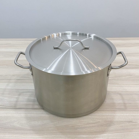 Nồi 2 quai inox ( 2 đáy ) 101122 (φ260×H150)