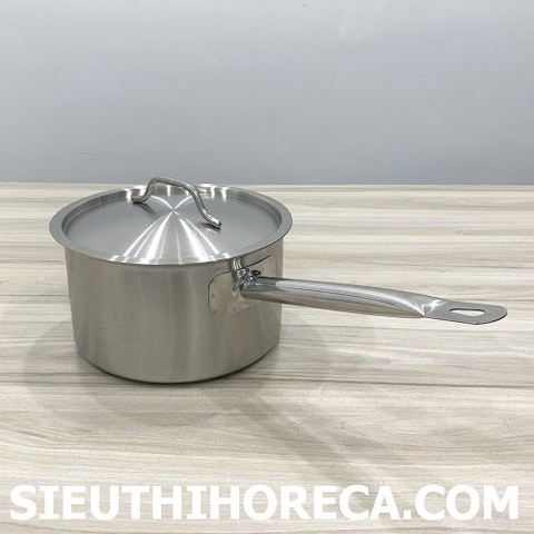 Nồi nấu sốt inox ( 2 đáy) 101604 (φ180×H70)