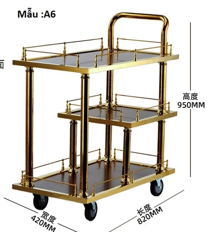 Xe Đẩy Rượu A6