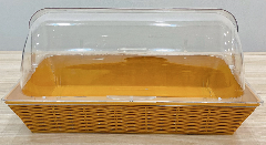 Khay nhựa CN trưng bày thức ăn nắp PC ELEC HORECA-P2204-1B