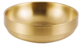 Bát 2 lớp inox 304 vàng SSB11G