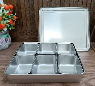 Bộ gia vị 6 ngăn inox 171005