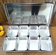 Bộ gia vị 8 ngăn inox 171006