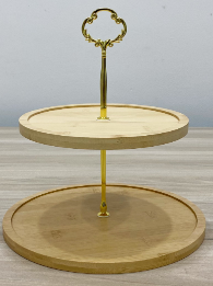 Khay trưng bày bánh 2 tầng tròn ELEC HORECA280