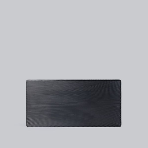Dĩa chữ nhật nhám Superware PV393-10 - đen