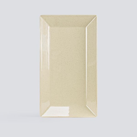 Dĩa chữ nhật Superware PV434-14 - vân đá (stone)