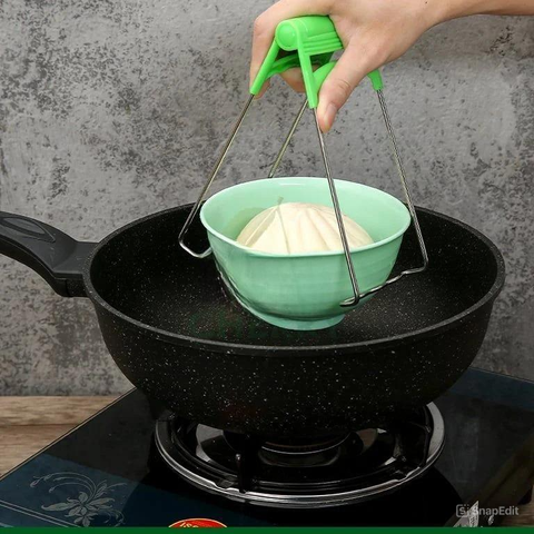 Kẹp Gắp Nóng Nhựa Inox B77 Cherry