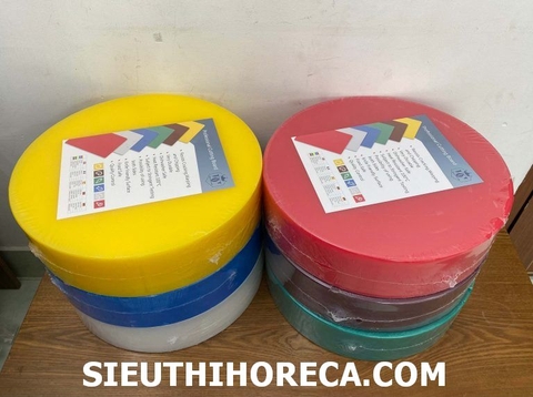 Thớt nhựa tròn đỏ 400120R