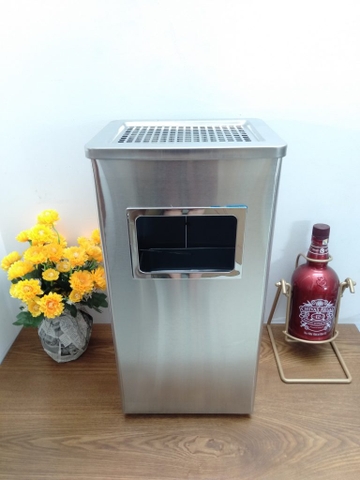 Thùng rác gạt tàn CN inox A43-A