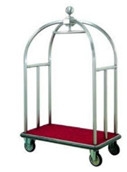 Xe đẩy hành lý inox trắng XL-1