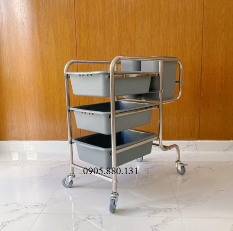 Xe thu dọn thức ăn D-017