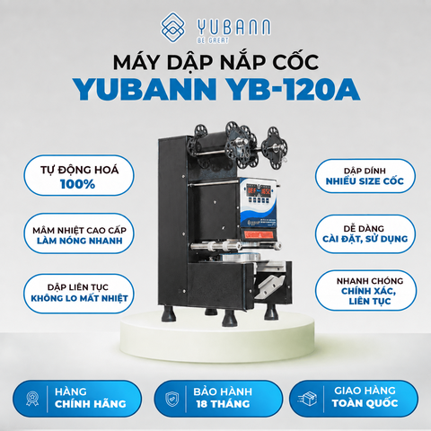 Máy dập nắp cốc Yubann 120A