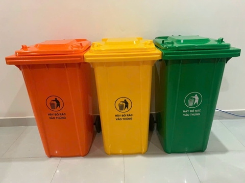 Thùng rác nhựa 120 lít