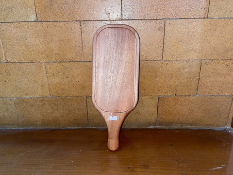 Khay Gỗ Oval Tay Cầm 13x35cm