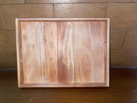 Khay Gỗ Tay Cầm Vuông 20x30cm