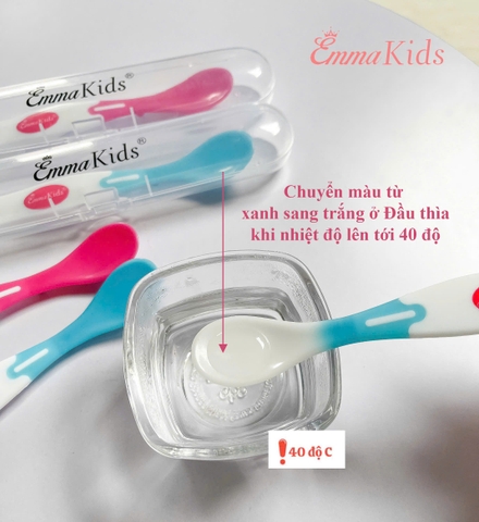 THÌA ĂN DẶM BÁO NÓNG CAO CẤP EMMAKIDS