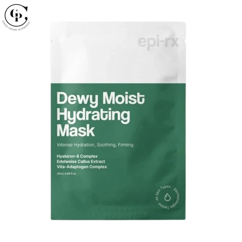 Mặt nạ phục hồi, cấp ẩm Epirx Dewy Moist Hydrating Mask - Hộp 5 miếng