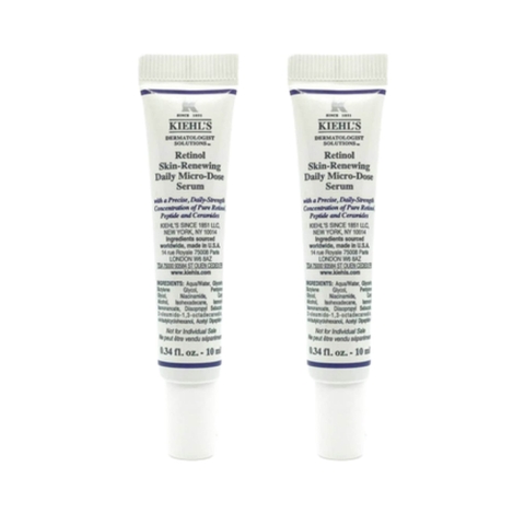 Combo 2 Tuýp Retinol Kiehl's Skin Renewing Daily Micro-Dose 10ml x 2 CTY