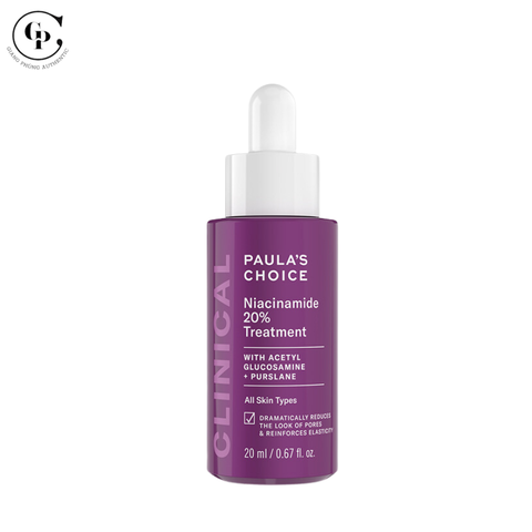 Serum Dưỡng Da Se Khít Lỗ Chân Lông Paula's Choice Niacinamide 20% Treatment 20ml