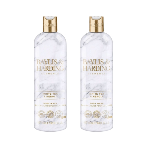 Combo 2 Sữa Tắm Baylis & Harding 500ml x 2 Màu Trắng Hương Trà Trắng & Neroli