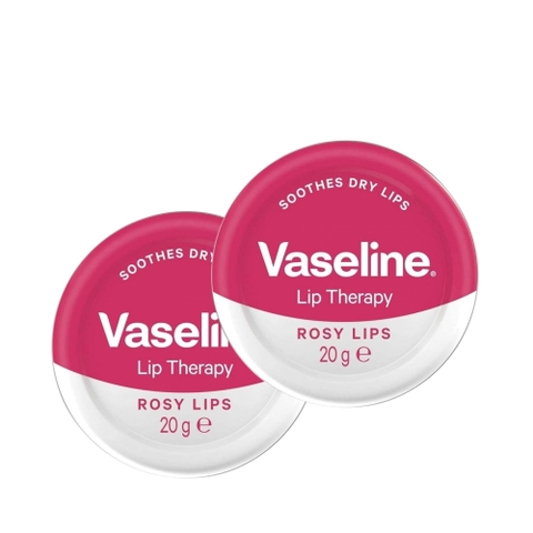 Combo 2 Dưỡng môi Vaseline Lip Therapy 20g x 2 - Rosy Lips