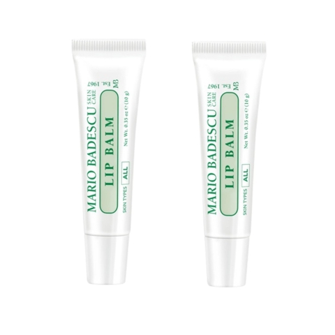 Combo 2 Tuýp Son Dưỡng Môi Không Màu Mario Badescu Lip Balm - Tuýp 10g Nobox