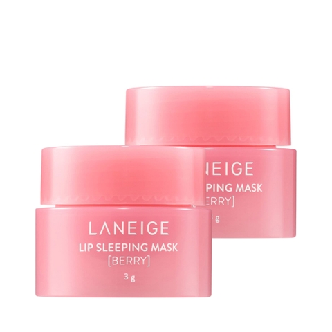 Combo 2 Mặt nạ ngủ môi mini Laneige Berry - 3g CTY Nobox