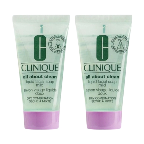 Combo 2 Sữa rửa mặt CLINIQUE LIQUID FACIAL SOAP MILD - Nobox Tách set US 30ml x 2