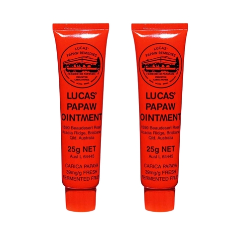 Combo 2 Kem đa năng Lucas Pawpaw Ointment 25g x 2