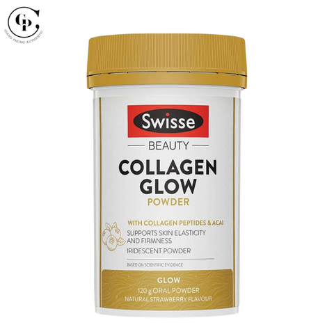 Bột Collagen Swisse Beauty Collagen Glow Powder with Vitamin C 120g