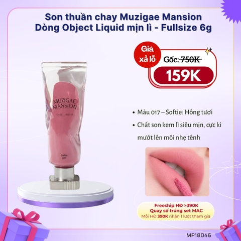 Son Kem Lì Muzigae Mansion Objet Liquid 6g - Fullbox