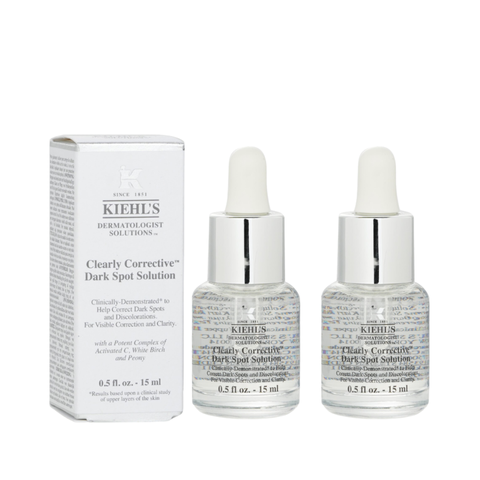 Combo 2 Serum Mờ Thâm Sáng Da Kiehl's The Dark Spot Duo Brightening Fullbox - 15ml Công Ty [Tiết kiệm 49K + Freeship]