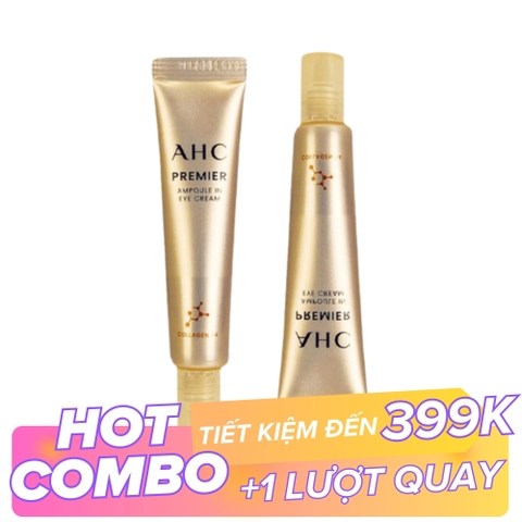 Combo 2 Kem Dưỡng Mắt AHC Premier Ampoule In Eye Cream 12ml x 2  [Không có đầu lăn]