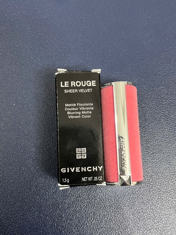 Son thỏi Givenchy Le Rouge - 37 Sheer Velvet  1.5g Fullbox Hàng Duty