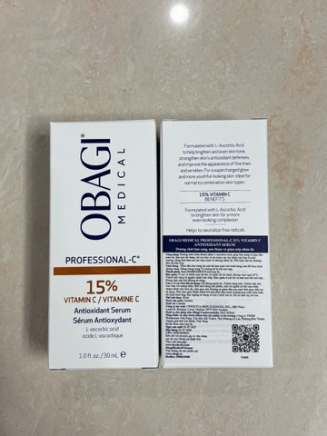 Serum Vitamin C Obagi Professional-C 15% - 30ml Fullbox Hàng Công Ty