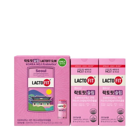 Men Vi Sinh Lactofit Slim Hỗ Trợ Giảm Cân 30 Gói (2gx30) - Fullbox - Hàng Hàn