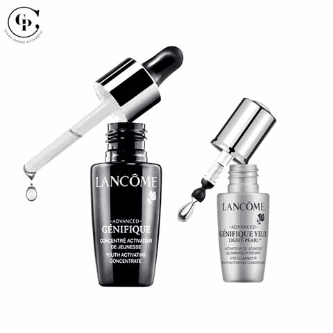 Set Dưỡng Da Lancome Serum Genifique 10ml + Serum Mắt 5ml