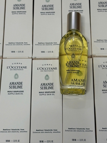 Dầu Dưỡng Thể L'Occitane Almond Supple Skin Oil - 100ml Fullbox