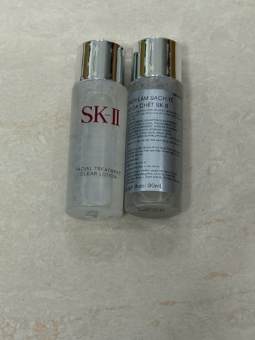 Toner SK-II Facial Treatment Clear Lotion 30ml Nobox Hàng Công Ty