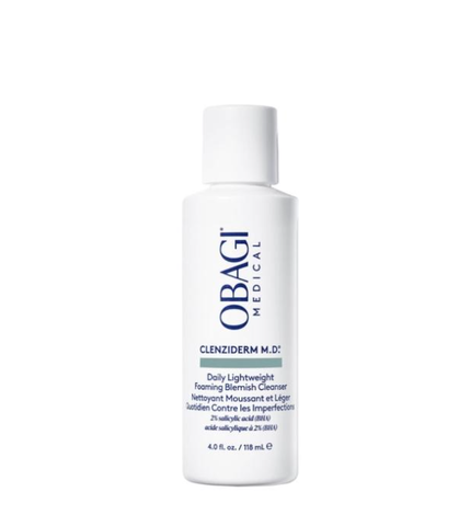 Sữa Rửa Mặt Obagi Clenziderm Daily Lightweight Foaming Blemish Cleanser 118ml Hàng Công Ty
