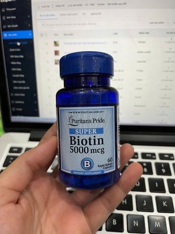 Viên uống Puritan Super Biotin
