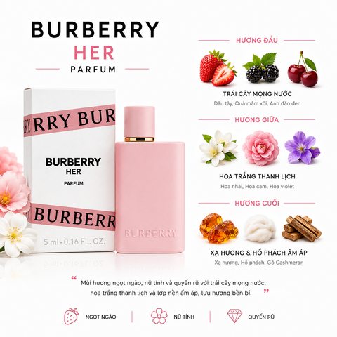 Nước Hoa Burberry Mini 5ml - Fullbox - Hàng Công ty
